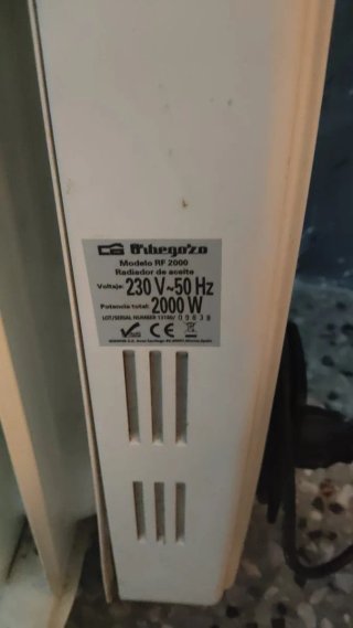 Radiador de Aceite Orbegozo RF 2000