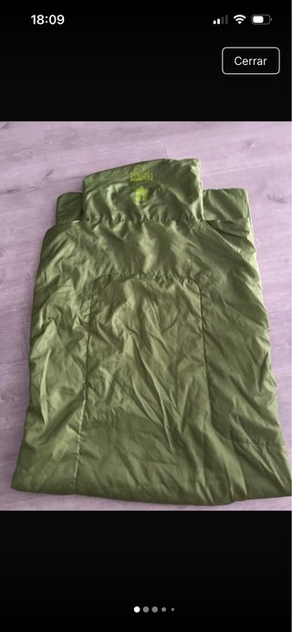 Saco de dormir verde