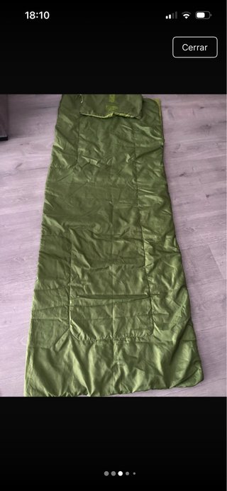 Saco de dormir verde