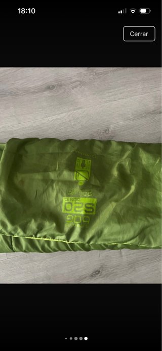 Saco de dormir verde