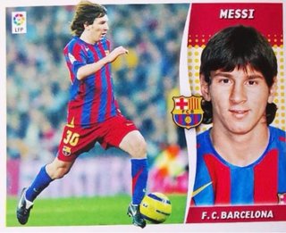 Album con Cromo Messi Este 2006-2007