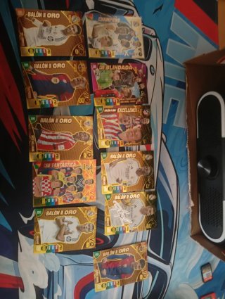 Cromos Balón de Oro y Champions