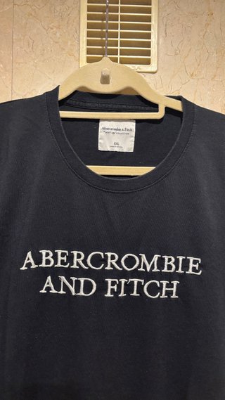 Camiseta Abercrombie & Fitch Negra XXL