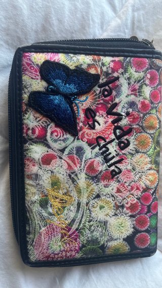 Monedero Billetero Mariposa Multicolor