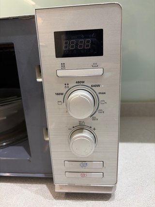 Microondas LG plateado