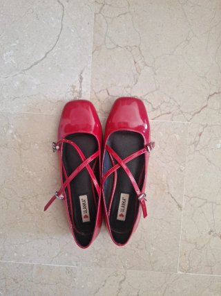 Zapatos Planos Rojos Ulanka