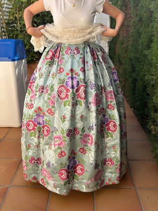 Traje de Fallera Completo Azul