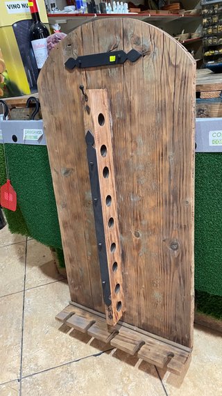 Botellero de Vino de Madera Rústico