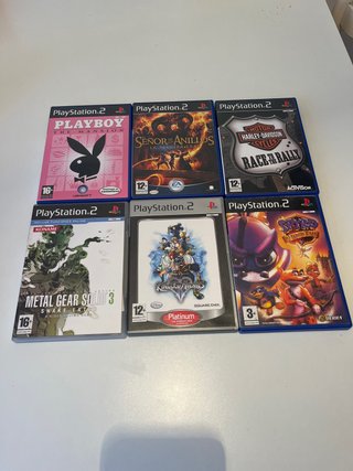 Lote 6 Videojuegos PlayStation 2