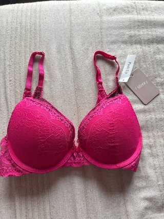 Sujetador Push Up Fucsia Sfera