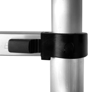 Escalera telescópica acero 2m, NUEVA