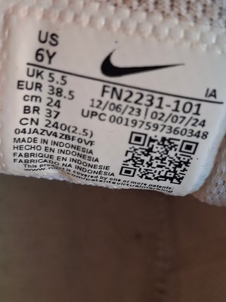 Zapatillas Nike Fútbol Sala Talla 38.5