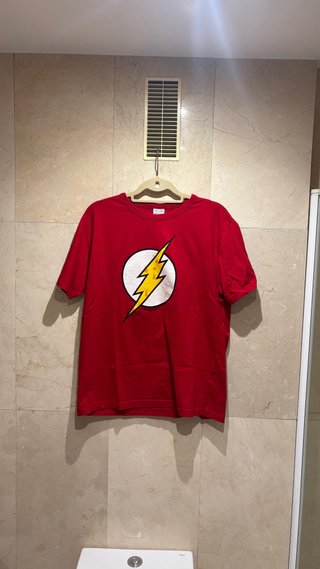 Camiseta Flash DC Comics Talla XL Roja