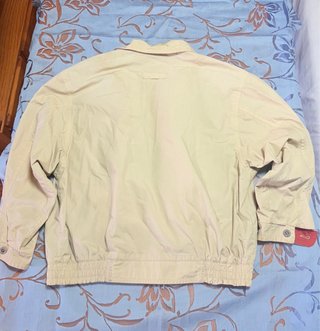 Chaqueta Reversible Vintage Beige/Roja
