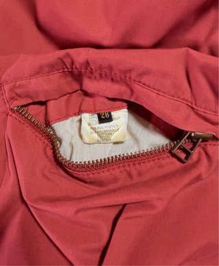 Chaqueta Reversible Vintage Beige/Roja