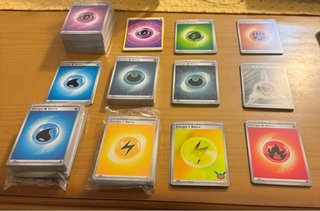 Lote de 300-400 Cartas Energía Pokémon