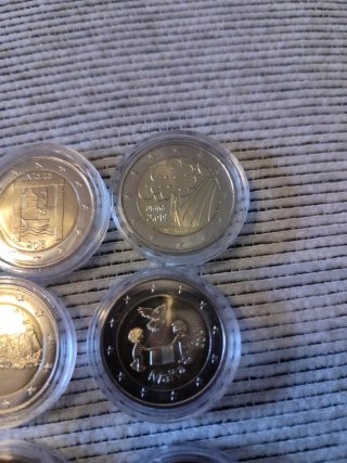 6 Monedas 2€ Malta