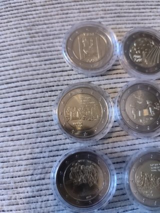 6 Monedas 2€ Malta
