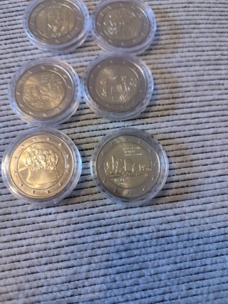 6 Monedas 2€ Malta