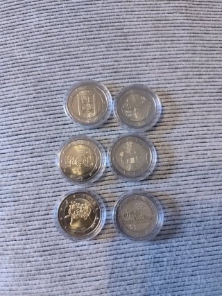 6 Monedas 2€ Malta