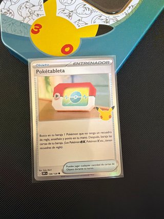 Carta Pokémon Poketableta 30 Aniversario