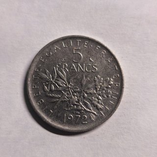 Moneda 5 Francos Francia 1972