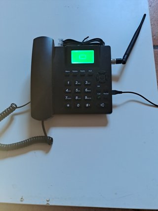 Teléfono Fijo para Tarjeta SIM de movil.
