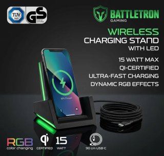 Base di Ricarica Wireless Battletron 20W