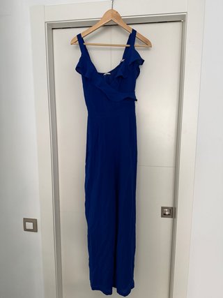 Mono Azul con Volantes