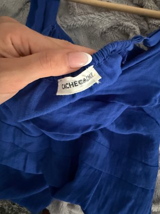 Mono Azul con Volantes