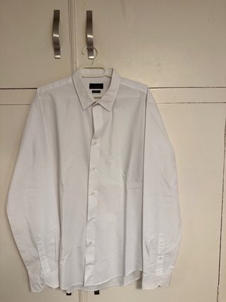 Camisa Blanca Slim Fit Zara
