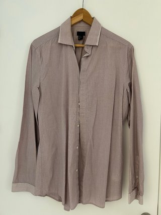Camisa H&M Manga Larga Rayas Talla M