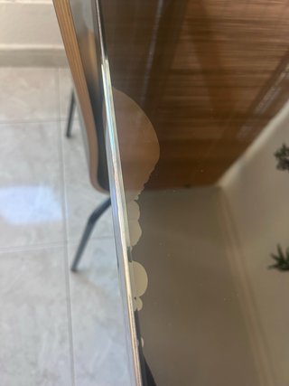 Mesa de Comedor Cristal y Metal