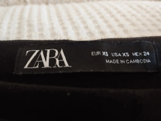 Falda pantalón Zara ante negra Talla XS elastica