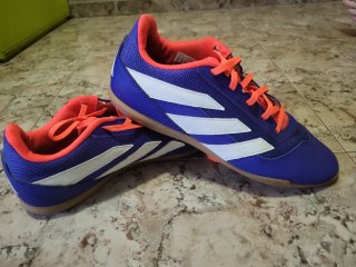 Adidas Predator Botines Fútbol Azul Naranja