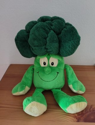 Peluche broccolo morbido