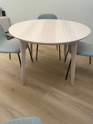 Mesa Comedor Ikea Redonda y 4 Sillas