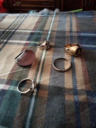 Lote de 5 Anillos Variados