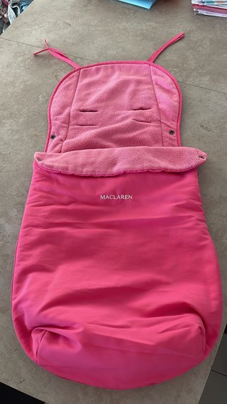 Saco para silla Maclaren rosa
