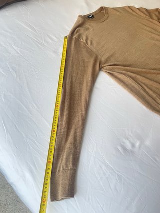 Jersey Uniqlo Lana Marrón Talla L
