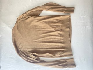 Jersey Uniqlo Lana Marrón Talla L