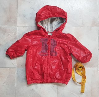Giacca a Vento Prénatal Neonato Rosso 1-3 Mesi