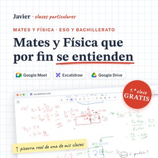Clases de Matemáticas, Física y Tecnología