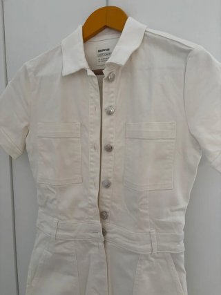 Mono vaquero corto blanco Brownie