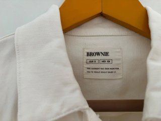 Mono vaquero corto blanco Brownie