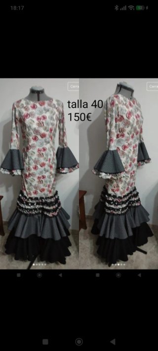 Vestido de flamenca estampado