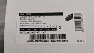 Zapato Postquirúrgico Orliman CP02 Talla 41-42