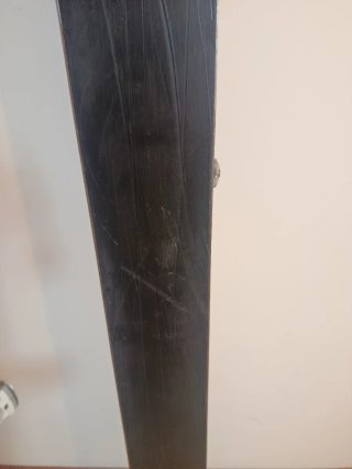 Esquís de travesía 164 cm, 70 de patín.