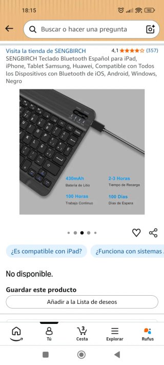 Tastiere wireless Bluetooth per tablet