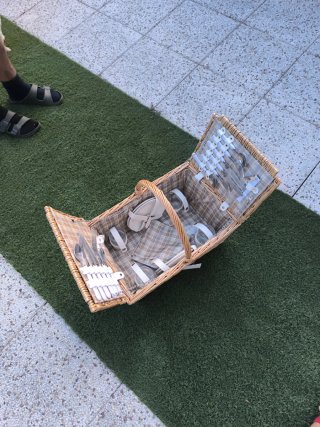 Cesta de Picnic de Mimbre